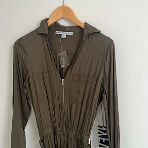 NWT hunter green jumpsuit